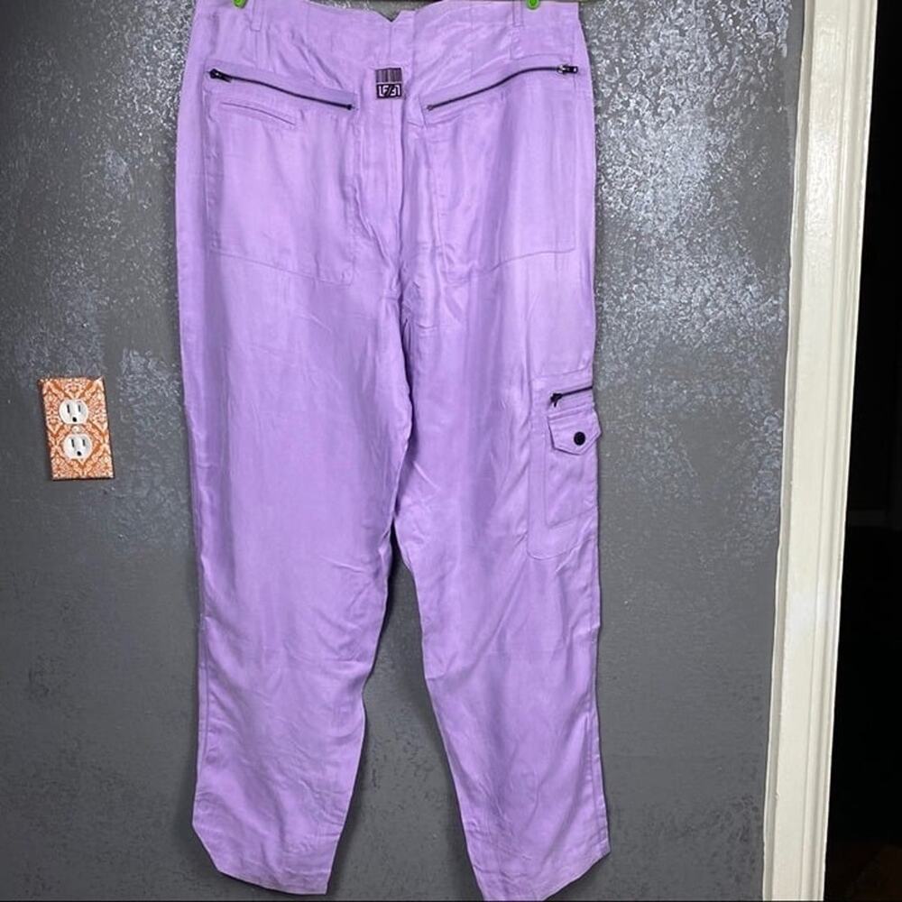 LF the Brand Lilac Purple Urban Cargo Pants Size 6 Lightweight Utility New - Picture 9 of 11